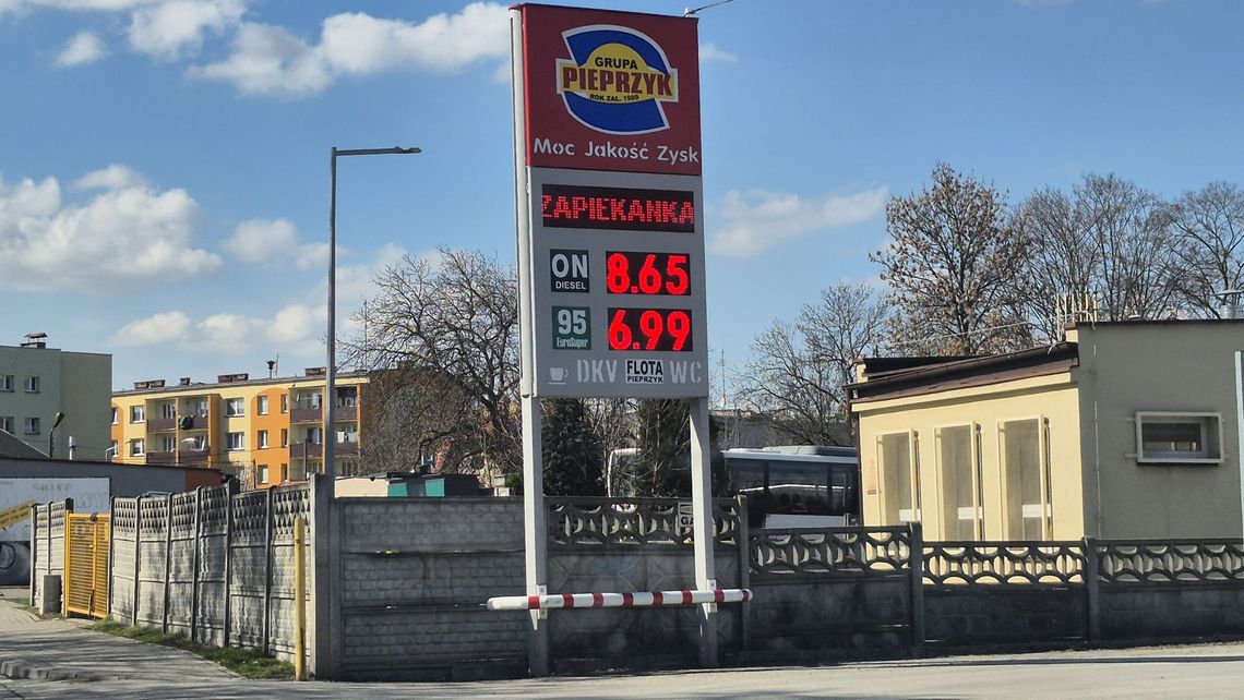Nawet 8,65 zł za litr oleju napędowego w Kędzierzynie-Koźlu. Po weekendzie ceny mają być wyższe