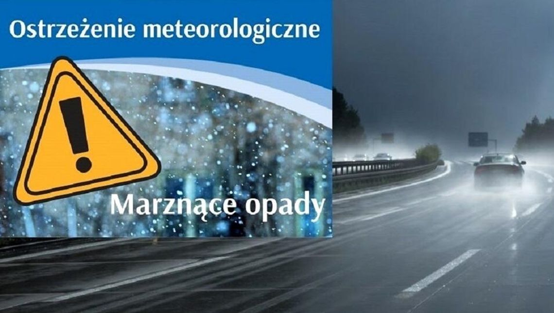 Niebezpieczne - noc i poranek. Synoptycy ostrzegają przed marznącymi opadami