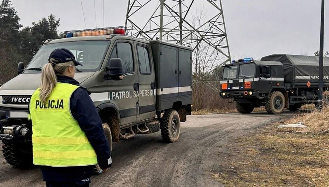 Niebezpieczne znalezisko w Bierawie. Na żwirowni odkryto niewybuch Niebezpieczne znalezisko w Bierawie. Na żwirowni odkryto niewybuch