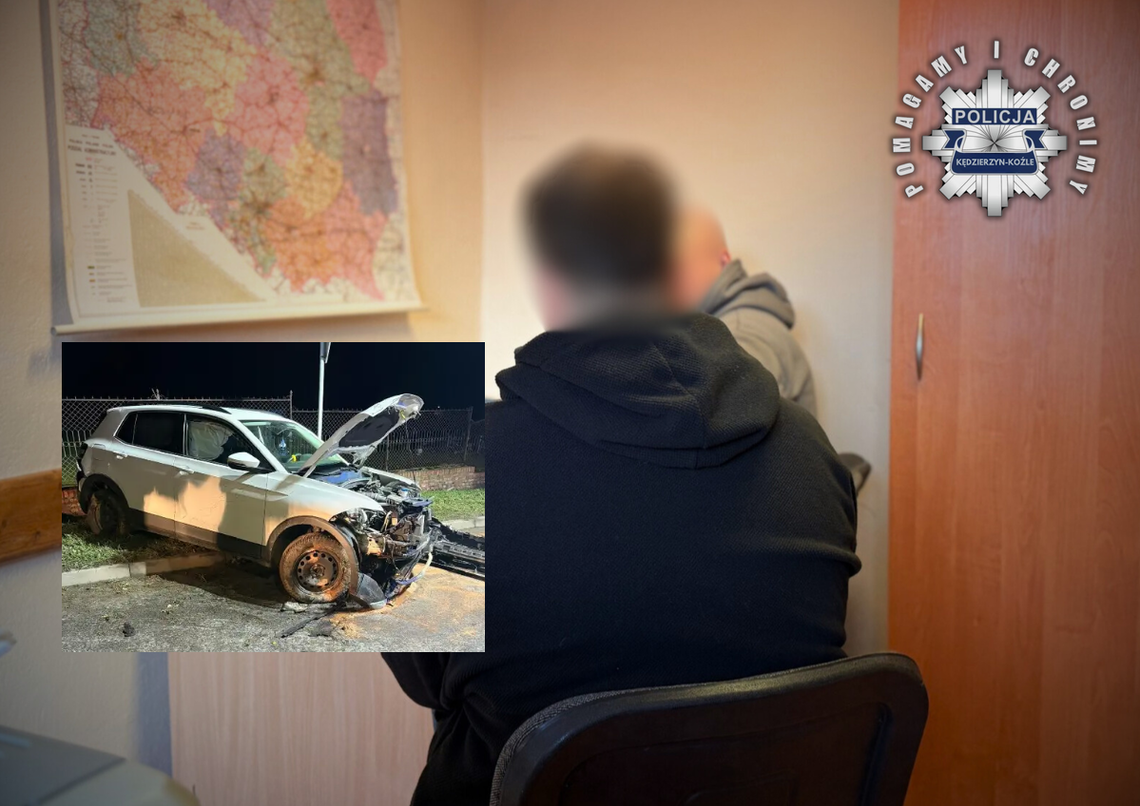 Nietrzeźwy 21-latek wjechał w ogrodzenie cmentarza w Kędzierzynie-Koźlu Nietrzeźwy 21-latek wjechał w ogrodzenie cmentarza w Kędzierzynie-Koźlu
