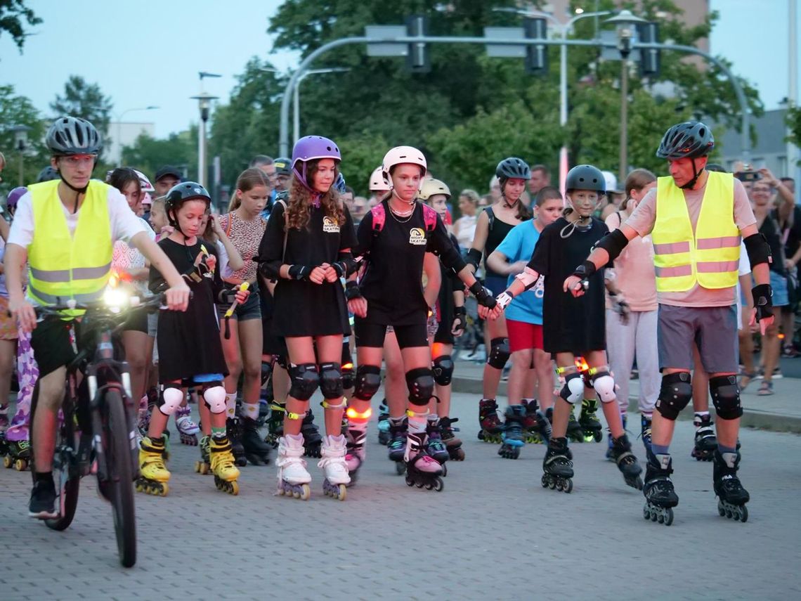 Nocna jazda po ulicach miasta. Night Skating w Kędzierzynie-Koźlu