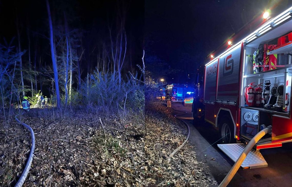 Nocne pożary na Żabieńcu i w Kłodnicy. Prawdopodobnie ktoś celowo podłożył ogień