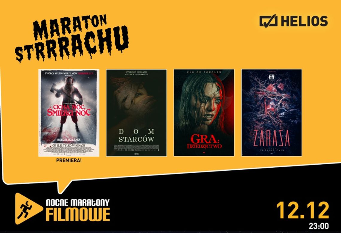 Nocny maraton strachu w kędzierzyńskim kinie Helios Nocny maraton strachu w kędzierzyńskim kinie Helios