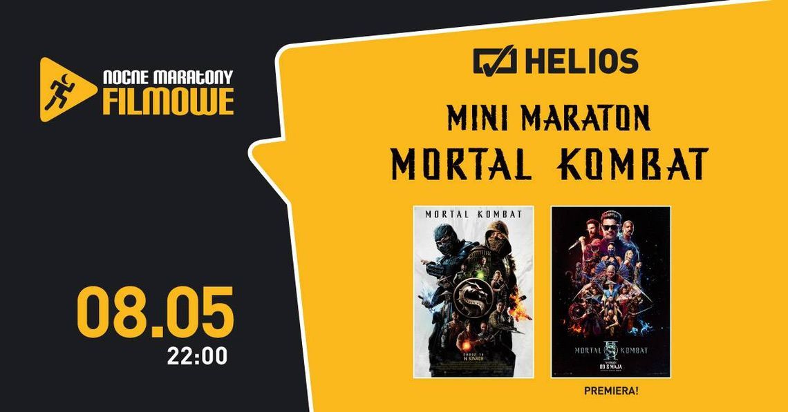 Nocny minimaraton filmowy "Mortal Kombat" w kinie Helios
