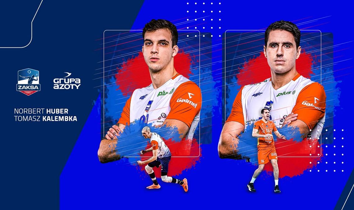 Norbert Huber i Tomasz Kalembka zostają w Grupie Azoty ZAKSA