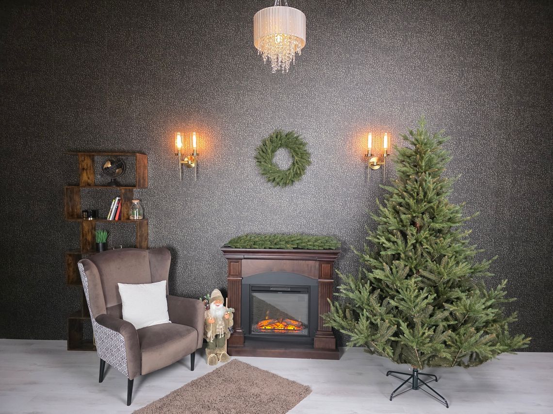 Nowoczesna choinka jako podstawa świątecznej dekoracji