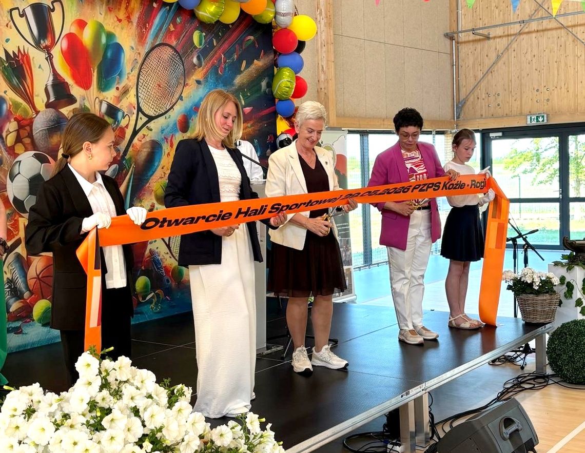 Nowoczesna hala sportowa w Koźlu Rogach została oficjalnie otwarta. Robi ogromne wrażenie. ZDJĘCIA