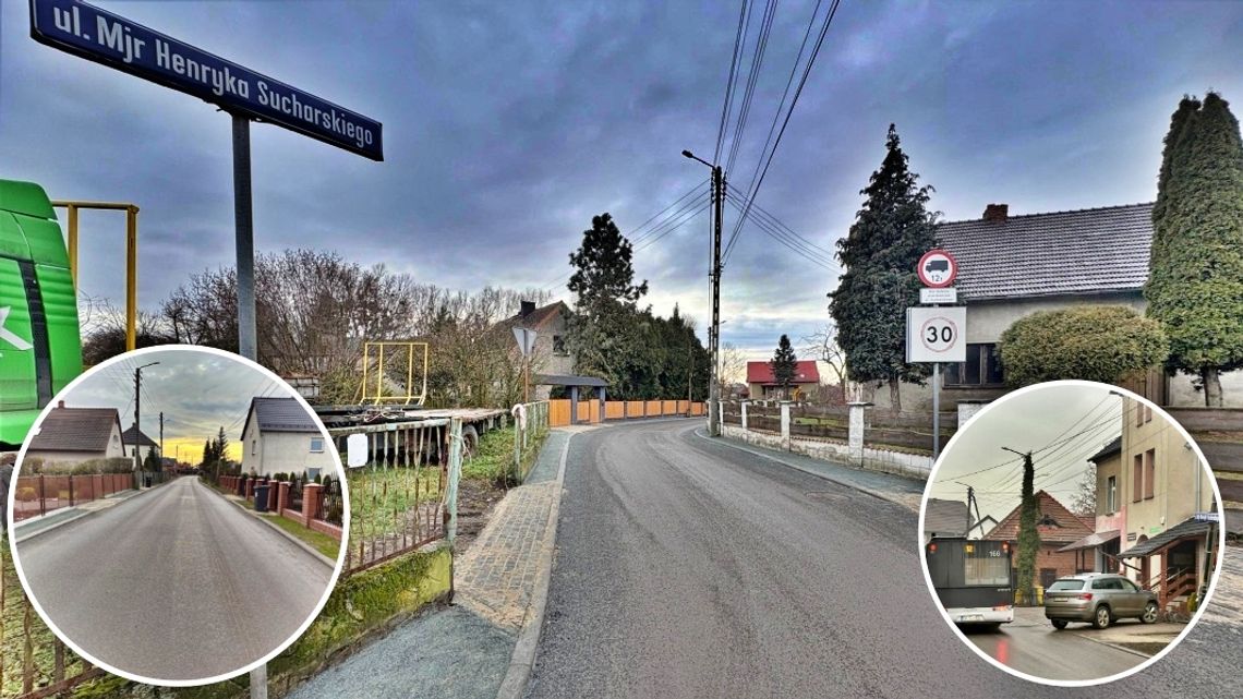 Nowy asfalt na ulicy Sucharskiego. Koniec z wyboistą trylinką. ZDJĘCIA Nowy asfalt na ulicy Sucharskiego. Koniec z wyboistą trylinką. ZDJĘCIA