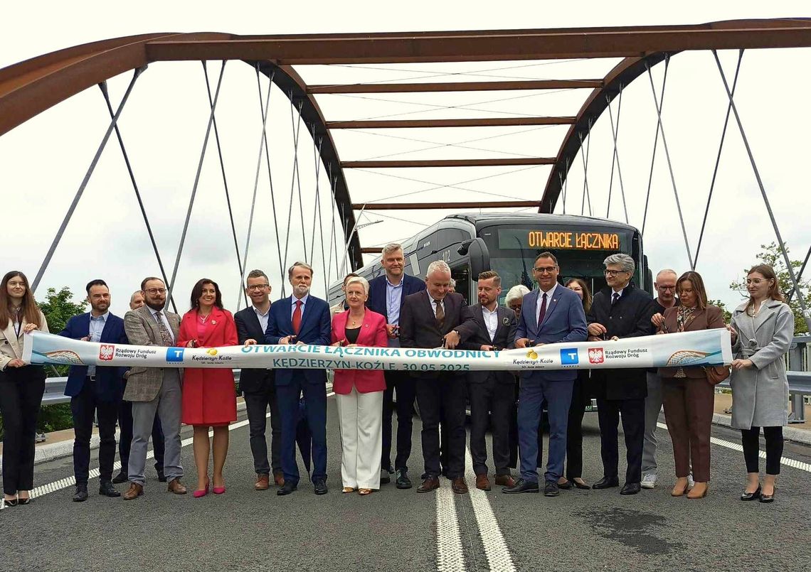 Nowy łącznik drogowy w Kędzierzynie-Koźlu oficjalnie otwarty. ZDJĘCIA