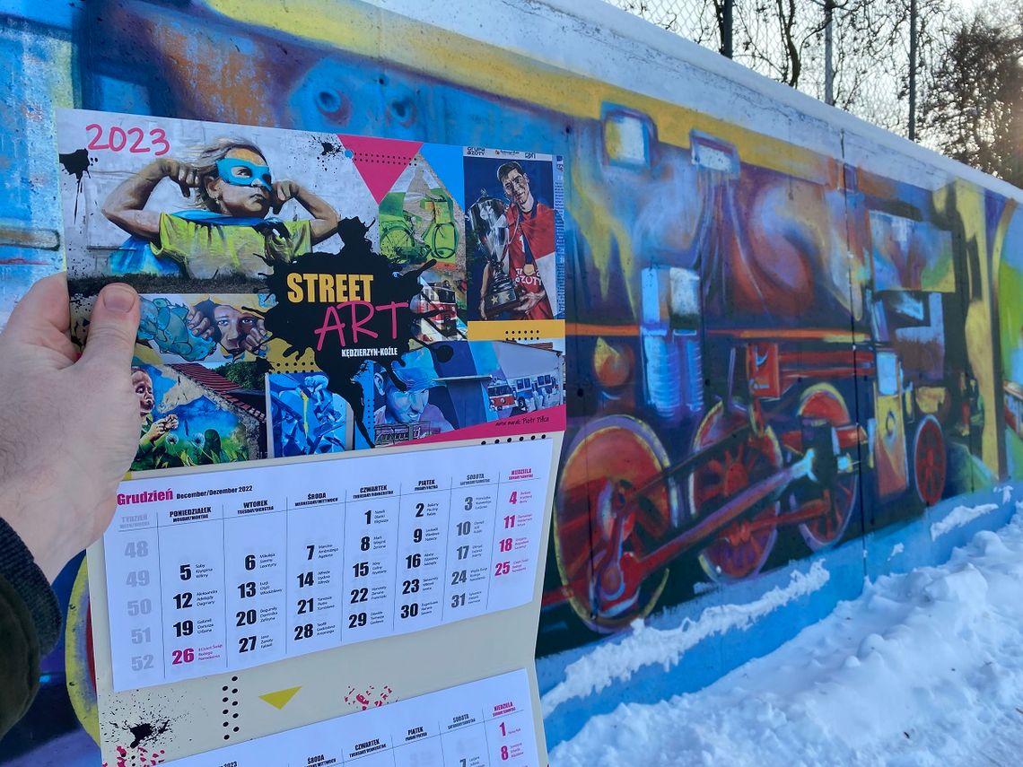 Nowy mural i kalendarz "Street Art" autorstwa Piotra Piłki