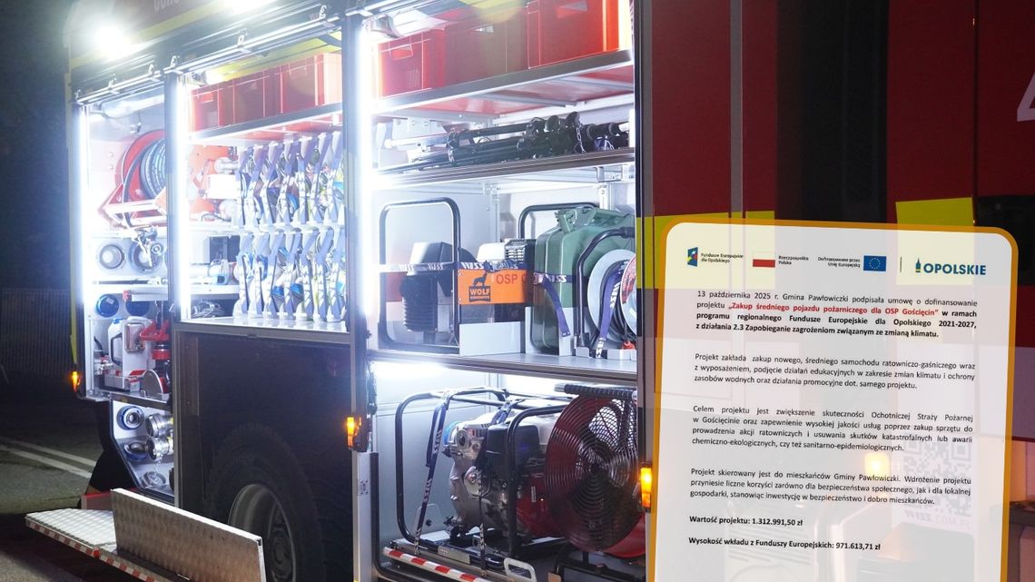 Nowy pojazd dla OSP Gościęcin coraz bliżej Nowy pojazd dla OSP Gościęcin coraz bliżej