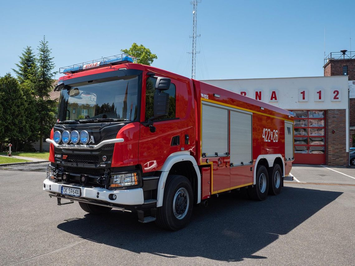 Nowy wóz jest już gotowy do akcji. Robi wrażenie. Zdjęcia