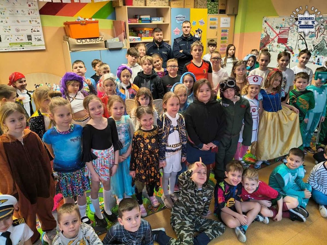 O bezpieczeństwie dzieci podczas ferii zimowych. Spotkania z kędzierzyńsko-kozielskimi policjantami