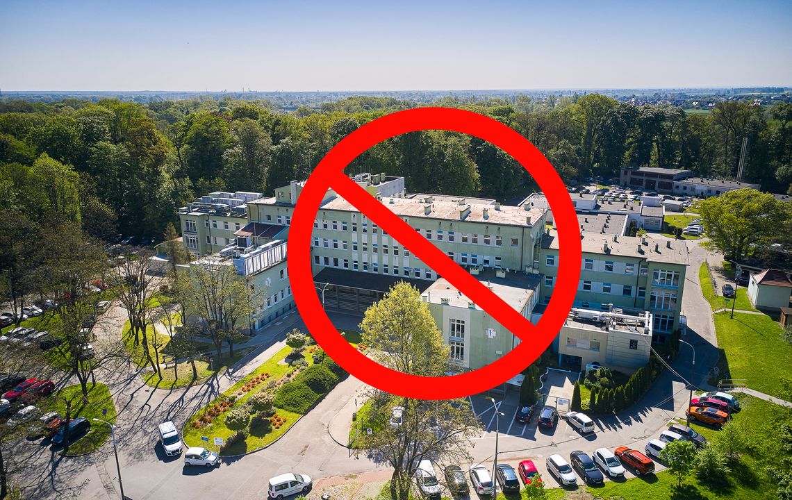 Całkowity zakaz odwiedzin pacjentów w kozielskim szpitalu do odwołania