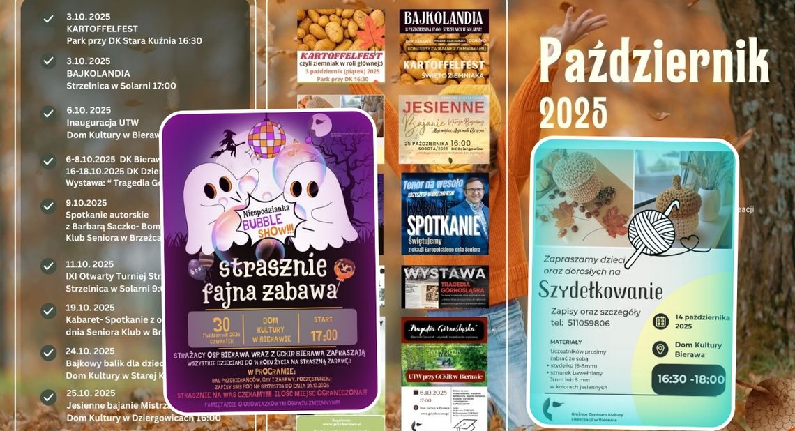 Od drukarek 3D po pieczone ziemniaki. Atrakcyjny październik w gminie Bierawa