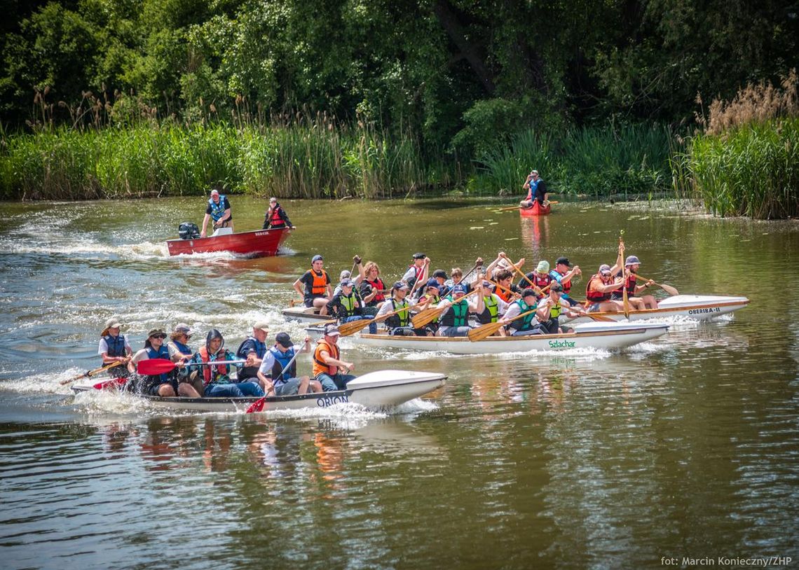 Odrzański Spływ Wiosenny harcerzy z Górnego Śląska. ZDJĘCIA