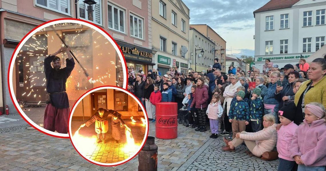 Ognisty finał Jarmarku św. Marcina w Koźlu! Mieszkańcom spodobało się wydarzenie na rynku. ZDJĘCIA