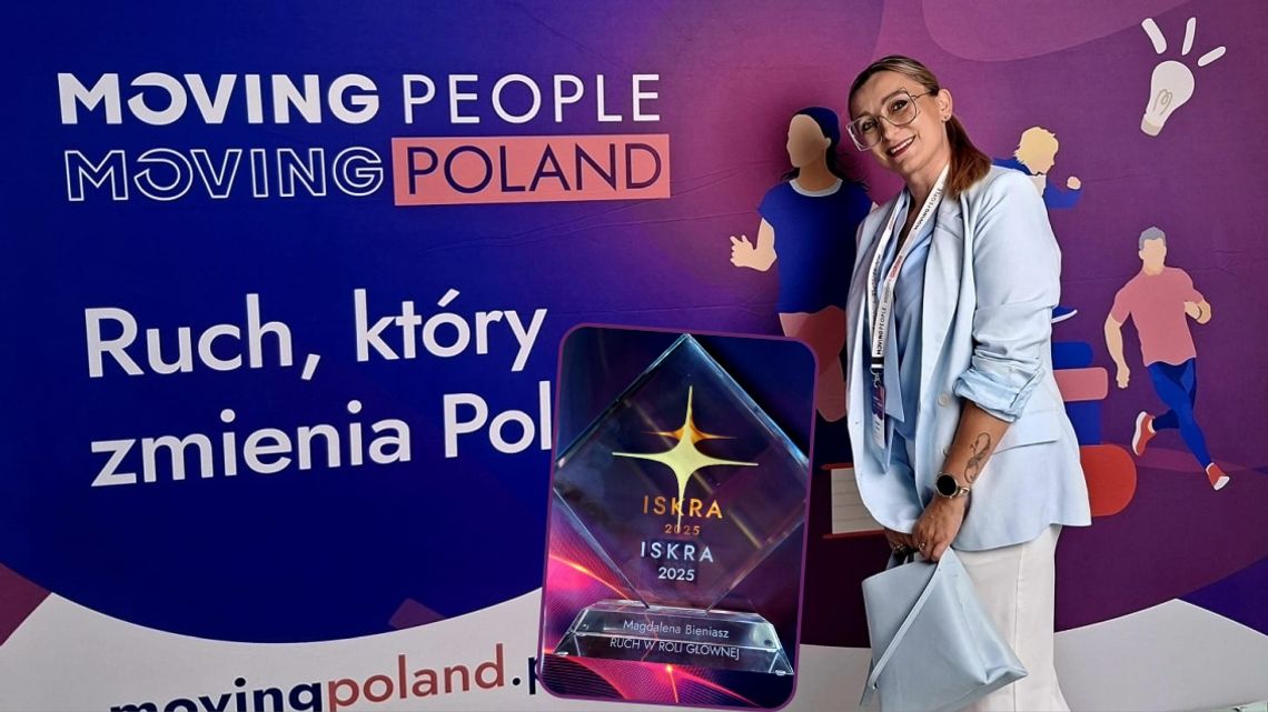Ogólnopolska gala "Moving People - Moving Poland" z udziałem nauczycielki z Długomiłowic
