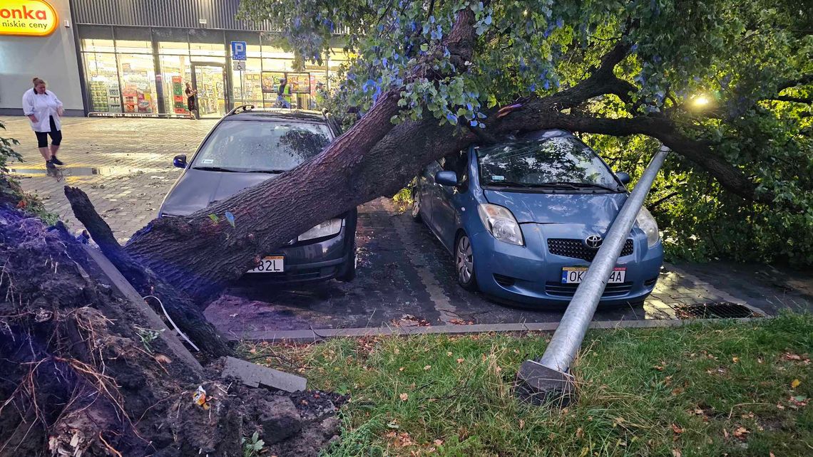 Ogromne szkody po dzisiejszej burzy. Strażacy co chwilę interweniują Ogromne szkody po dzisiejszej burzy. Strażacy co chwilę interweniują