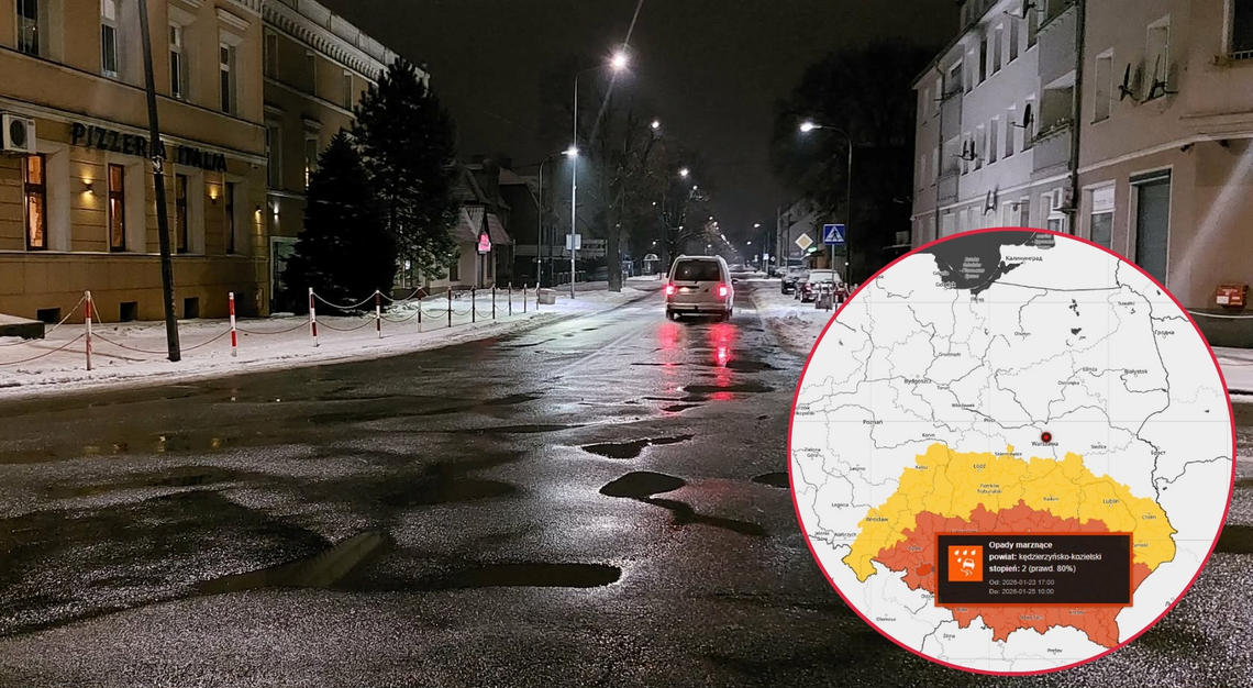 Opady marznące nad regionem. IMGW wydaje alert drugiego stopnia Opady marznące nad regionem. IMGW wydaje alert drugiego stopnia