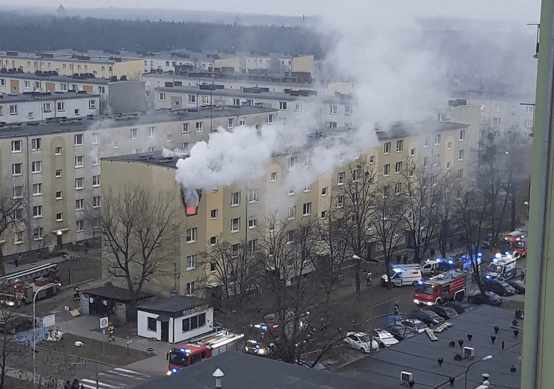 Osoby poszkodowane w pożarze dwóch mieszkań przy ul. Harcerskiej otrzymają pomoc