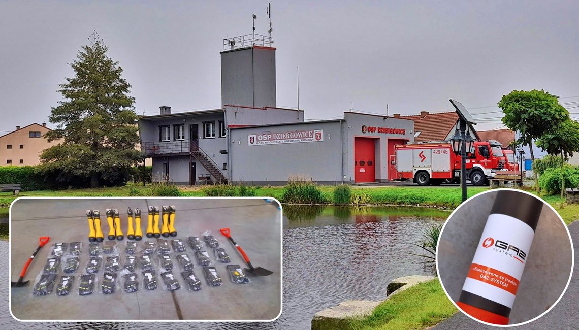 OSP Dziergowice z nowym sprzętem dzięki wsparciu Gaz-System S.A. OSP Dziergowice z nowym sprzętem dzięki wsparciu Gaz-System S.A.