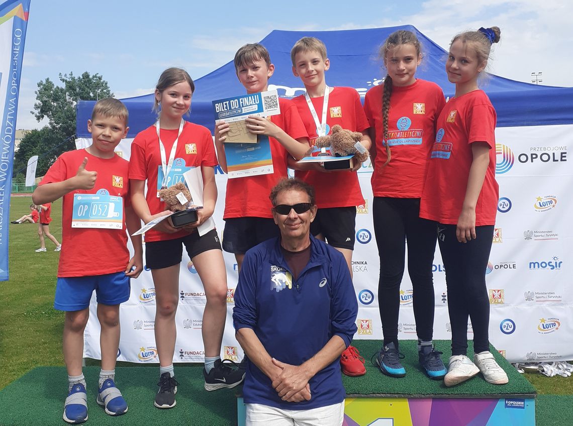 Otrzymali bilet do finału z rąk mistrza olimpijskiego