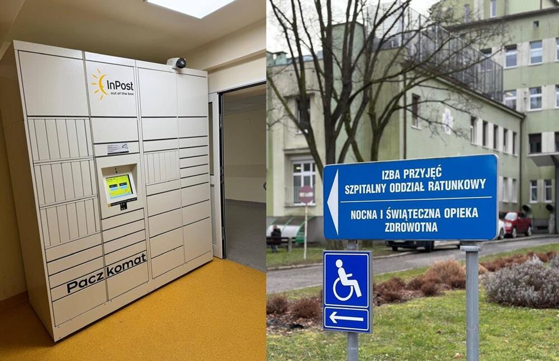 Paczkomat w szpitalu w Koźlu – udogodnienie dla pacjentów i ich bliskich