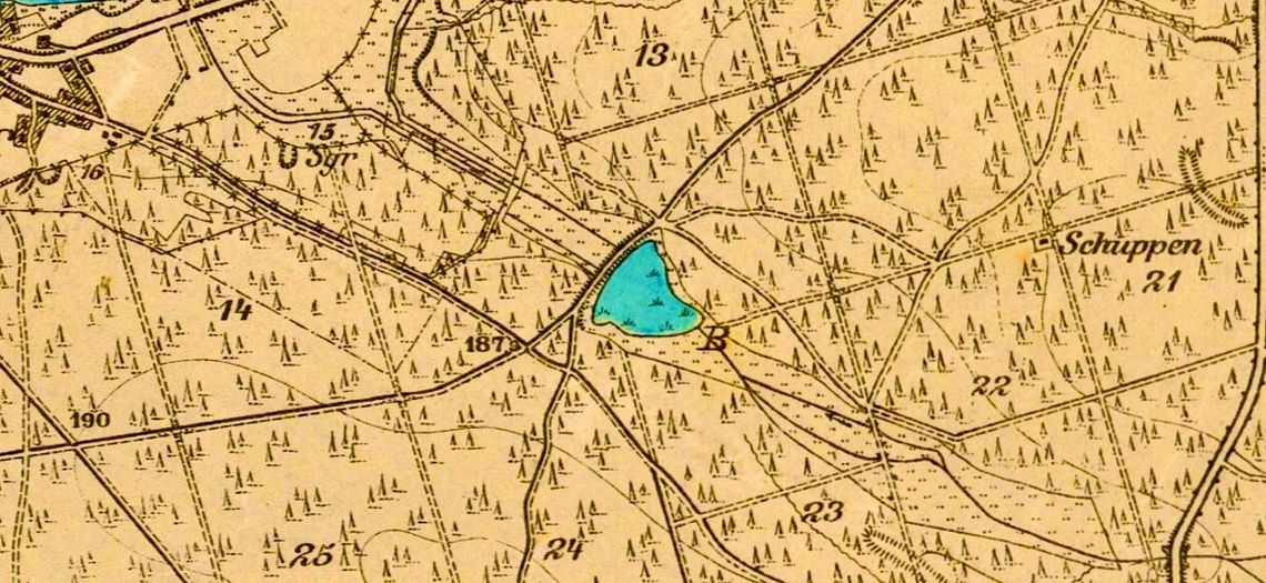 Pamięć o tym młynie przetrwała już tylko na archiwalnych mapach Pamięć o tym młynie przetrwała już tylko na archiwalnych mapach