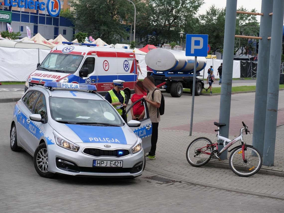 Pijany rowerzysta potrącił dziewczynkę