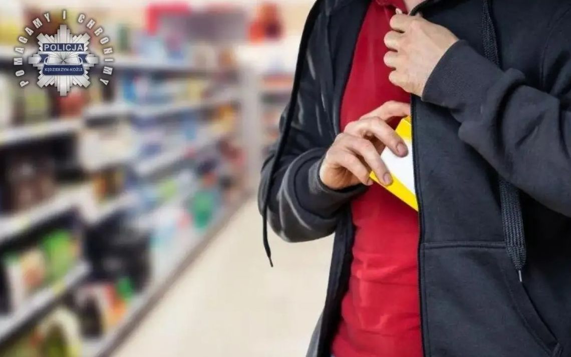 Pił alkohol miedzy półkami i kradł towar. Teraz odpowie przed sądem