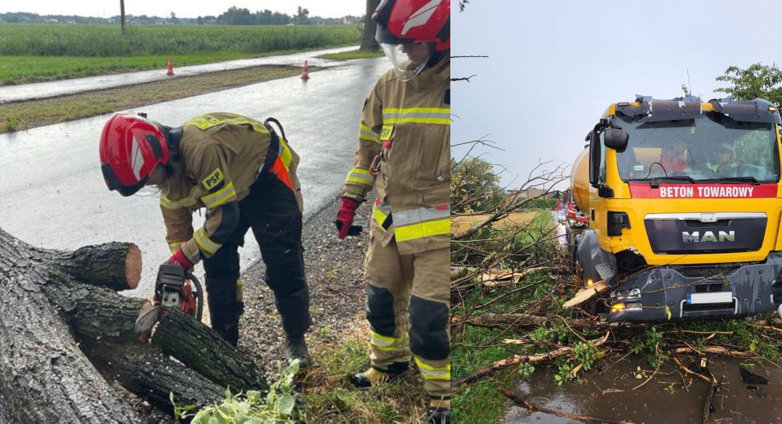 Po dzisiejszej burzy strażacy interweniowali aż 10 razy Po dzisiejszej burzy strażacy interweniowali aż 10 razy