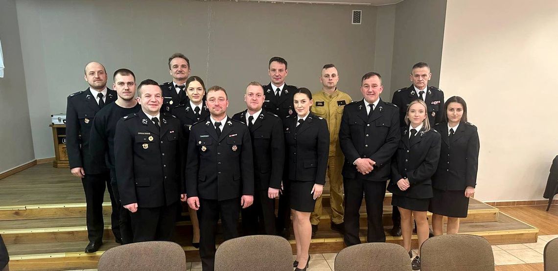 Podziękowali druhnom i druhom za zaangażowanie oraz służbę na rzecz bezpieczeństwa mieszkańców