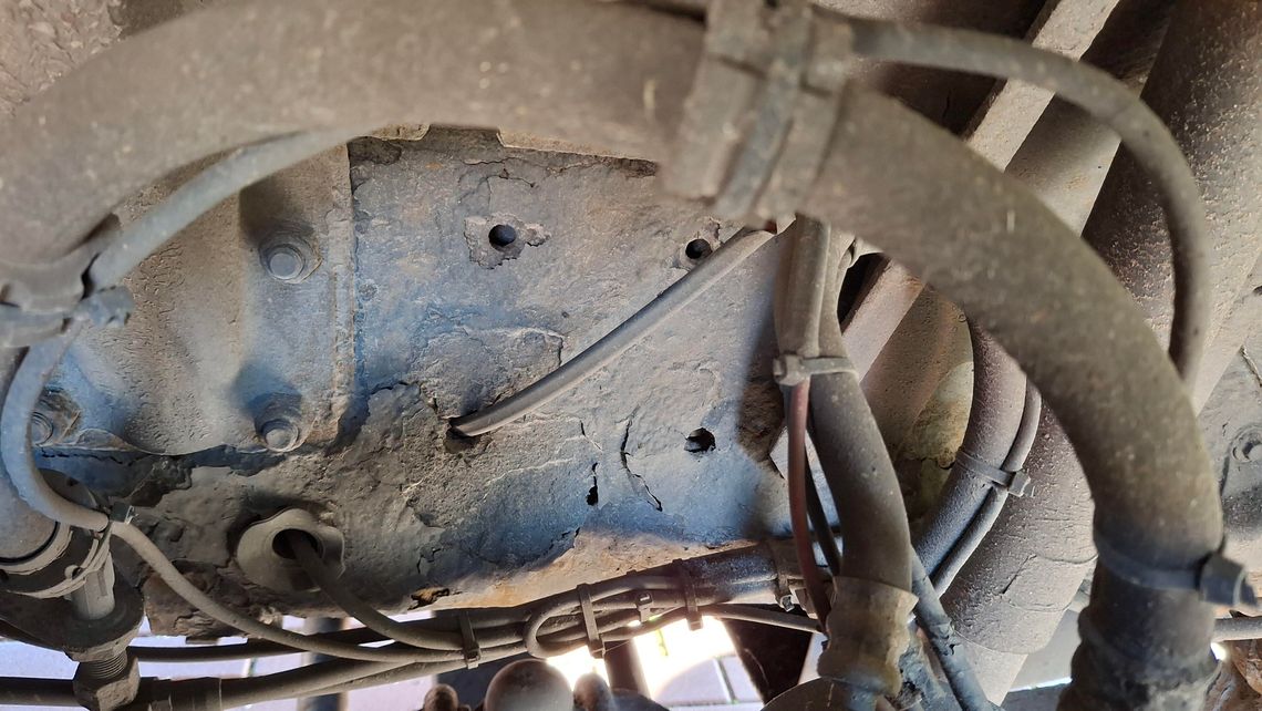 Pojazd, którym jechał właściciel firmy stwarzał zagrożenie w ruchu. Został zatrzymany w Reńskiej Wsi