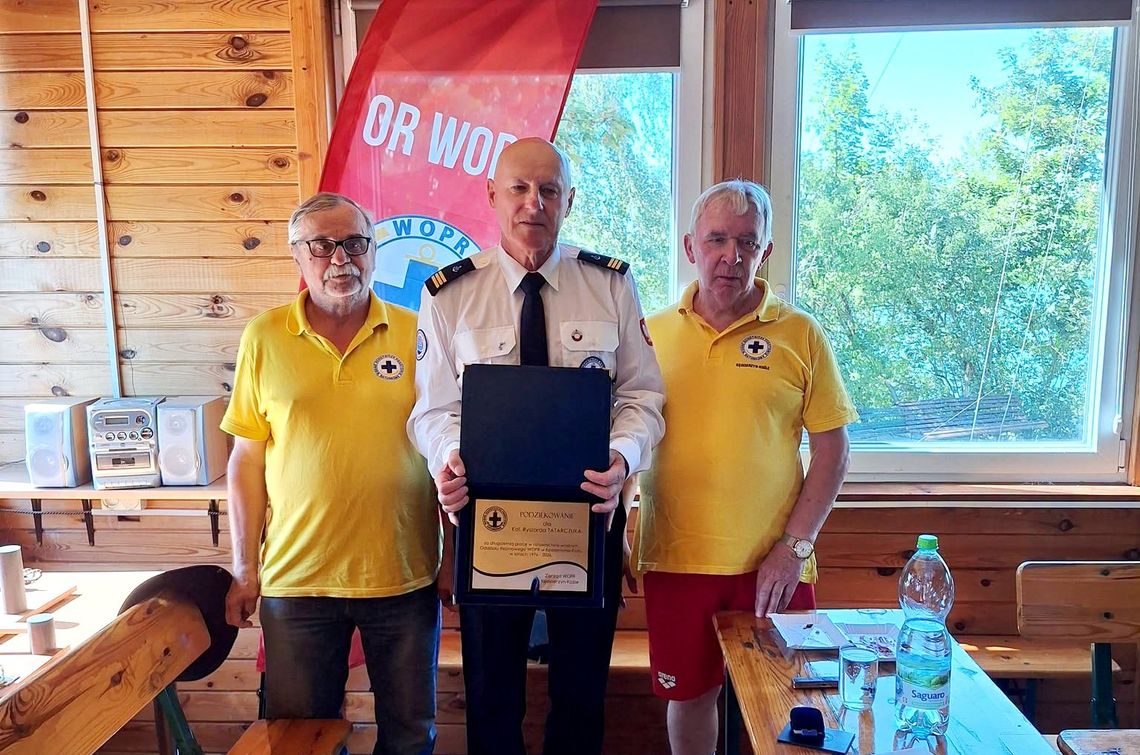 Pół wieku w służbie WOPR. Ryszard Tatarczuk przeszedł na emeryturę Pół wieku w służbie WOPR. Ryszard Tatarczuk przeszedł na emeryturę