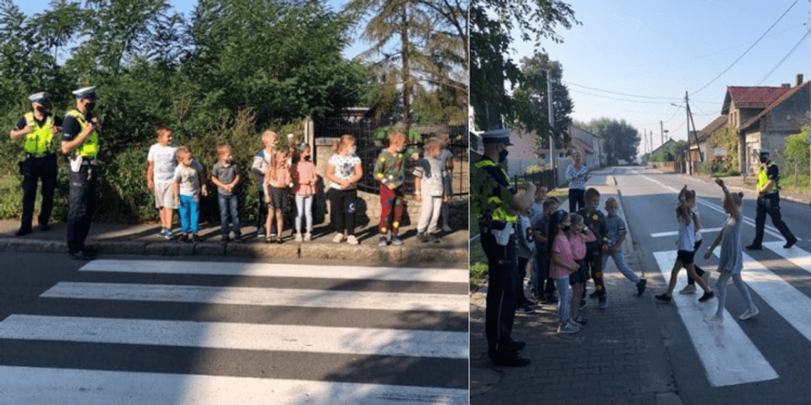 Policjanci odwiedzili uczniów podstawówki w Dziergowicach