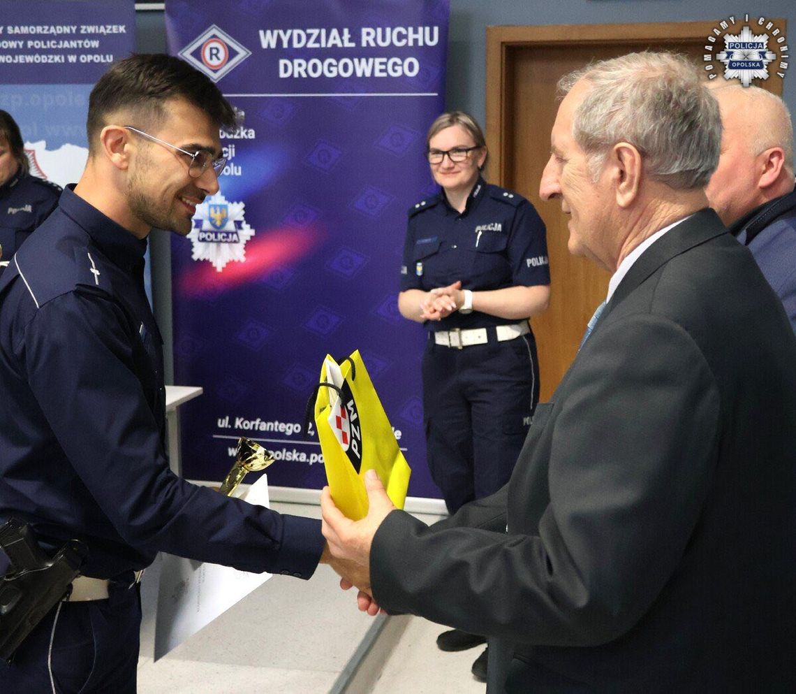 Policjant z Kędzierzyna-Koźla wśród najlepszych w regionie