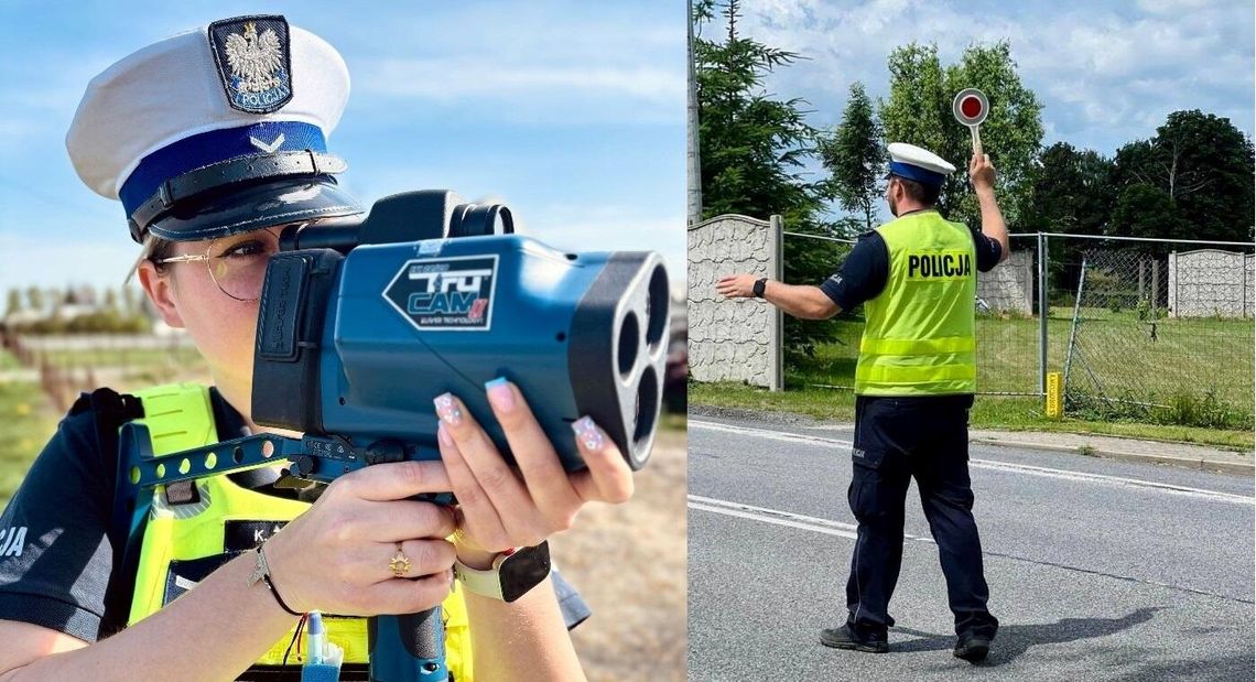 Poranne „suszenie” na drogach powiatu kędzierzyńsko-kozielskiego