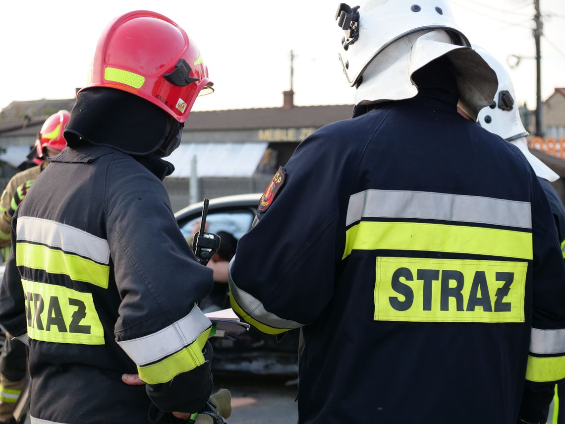 Autobus MZK zapalił się w Koźlu. W środku było dwóch pasażerów