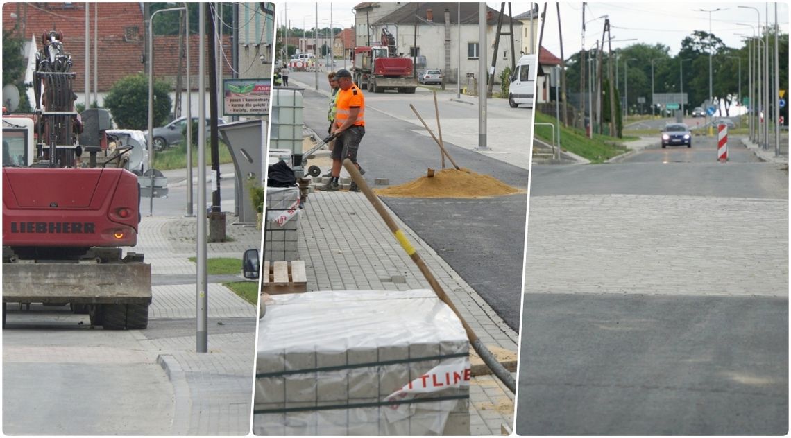 Postępy w przebudowie ulic Pawłowickiej i Kozielskiej w Reńskiej Wsi. ZDJĘCIA