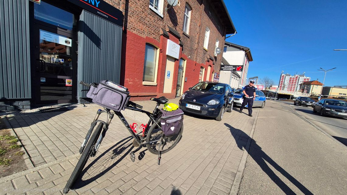 Potrącenie rowerzysty przy wiadukcie w Kędzierzynie