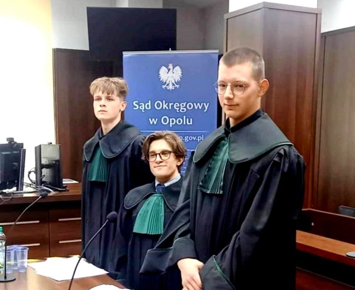 "Potyczki Prawne" w Sądzie Okręgowym w Opolu. Kozielscy licealiści wypadli najlepiej