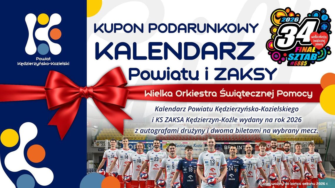 Powiat kędzierzyńsko-kozielski gra z WOŚP. Gratka dla fanów ZAKSY i rejs po Odrze