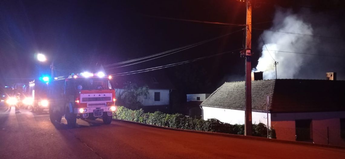 Pożar sadzy w kominie. Interweniowała straż pożarna
