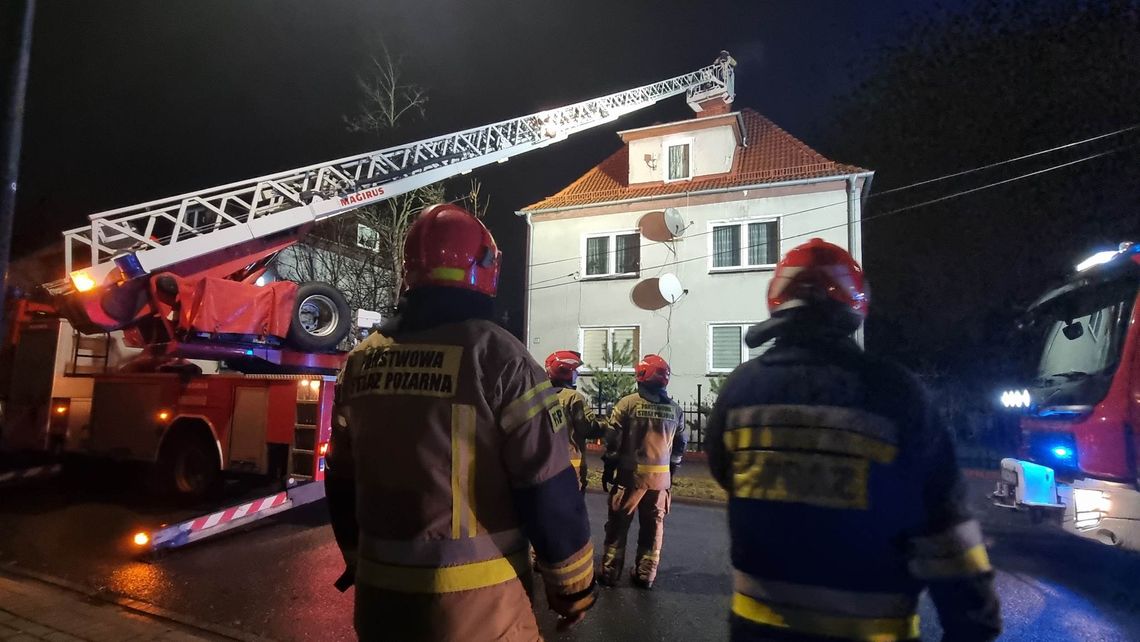 Pożar sadzy w kominie na osiedlu Pogorzelec. ZDJĘCIA