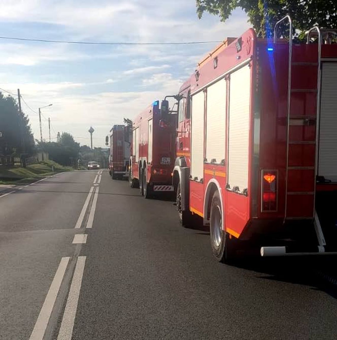 Pożar w domu jednorodzinnym w Długomiłowicach