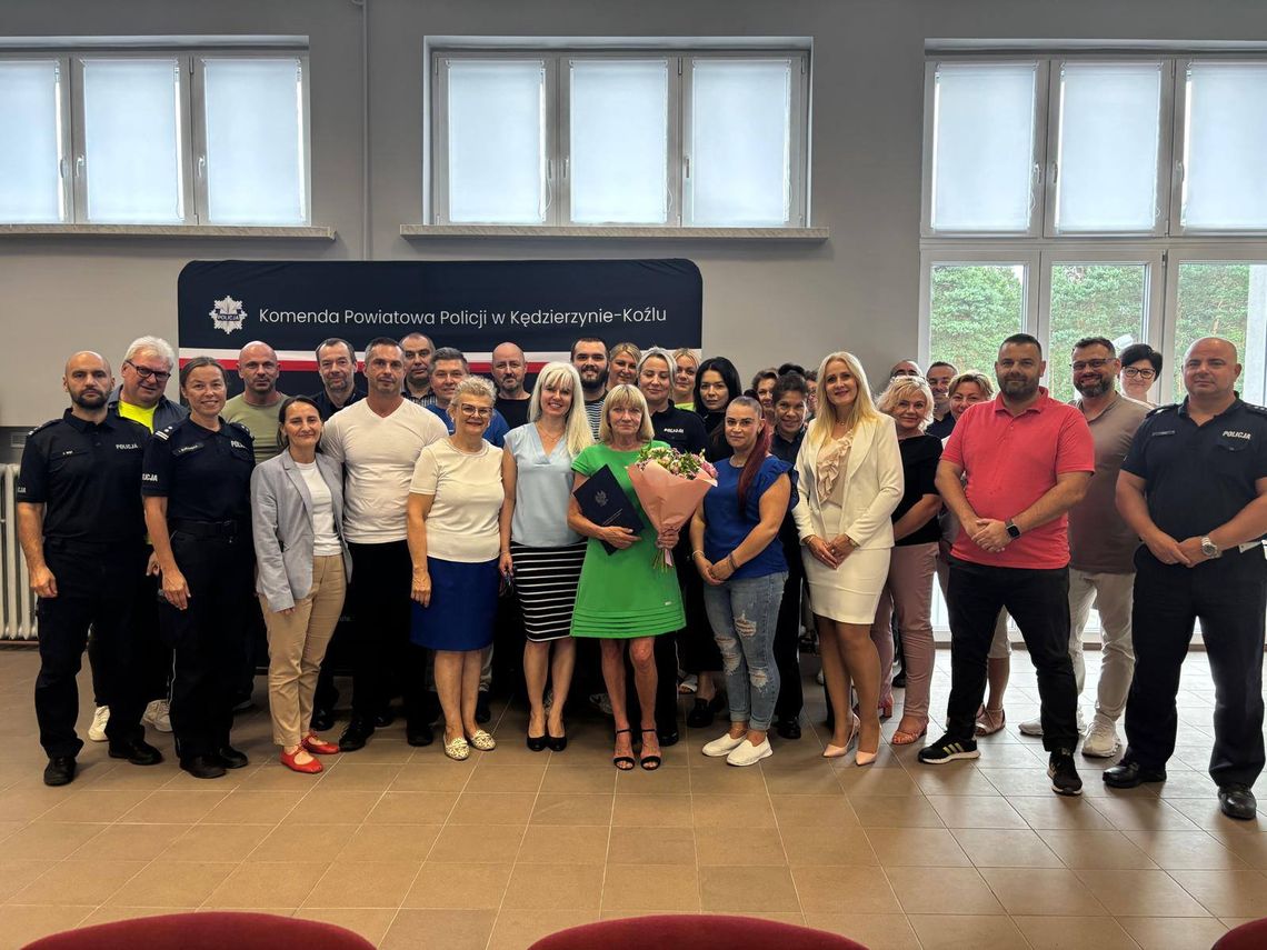 Pożegnanie i podziękowanie za pracę w Komendzie Powiatowej Policji w Kędzierzynie-Koźlu