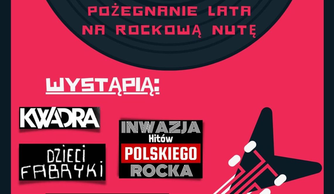 Pożegnanie lata na rockową nutę w amfiteatrze na osiedlu Piastów