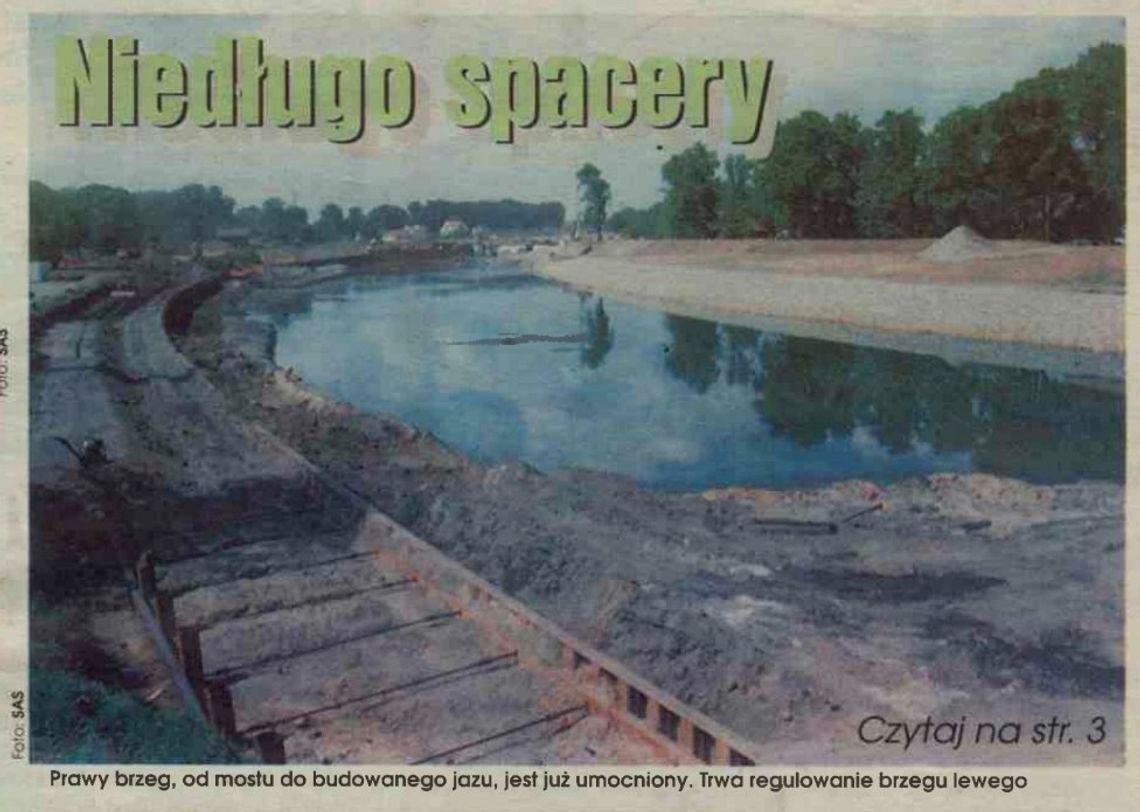 Prace na Odrze. Niedługo spacery