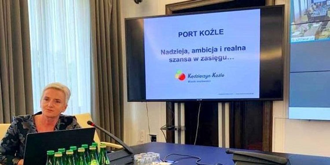  Prezydent Sabina Nowosielska: "Zyskaliśmy nowych sojuszników w walce o kozielski port" 